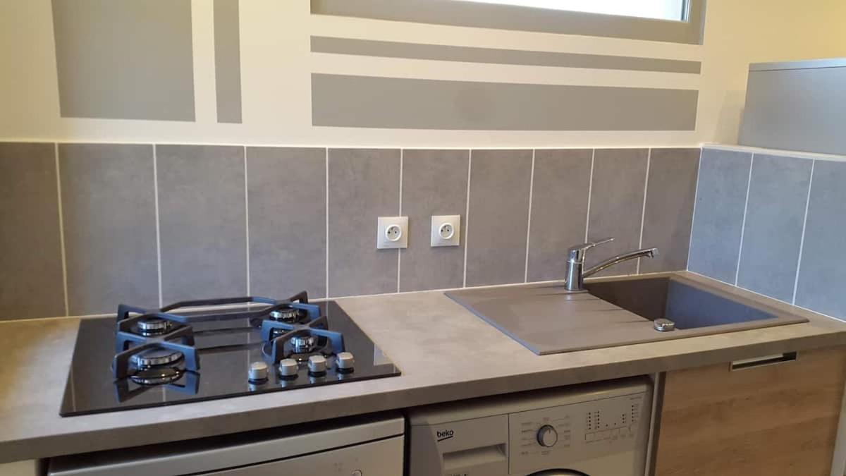 Apartament Studio Climatise Avec Terrasse Et Wi Fi . Saint-Marcel-lès-Valence Zewnętrze zdjęcie